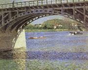 Gustave Caillebotte The Bridge at Argenteuil and the Seine Sweden oil painting artist